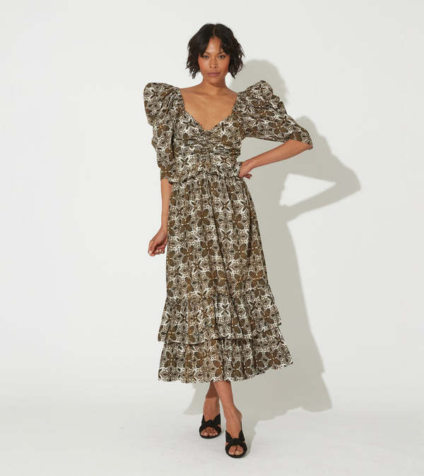 Cleobella Vicenza Midi Dress - Retro Tile | Garmentory