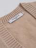 Maison Kitsuné BABY FOX PATCH COSY CARDIGAN - BEIGE - Thumbnail 3