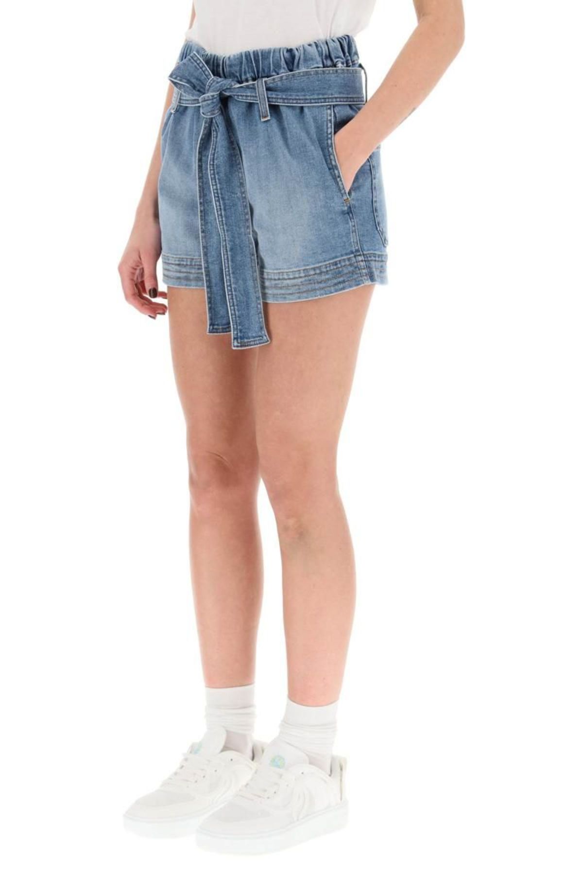 ショートパンツ STELLA MCCARTNEY Woman Short Denim 6D01073SPH06 4405 Stella McCartney(ステラマッカートニー) ショートパンツ