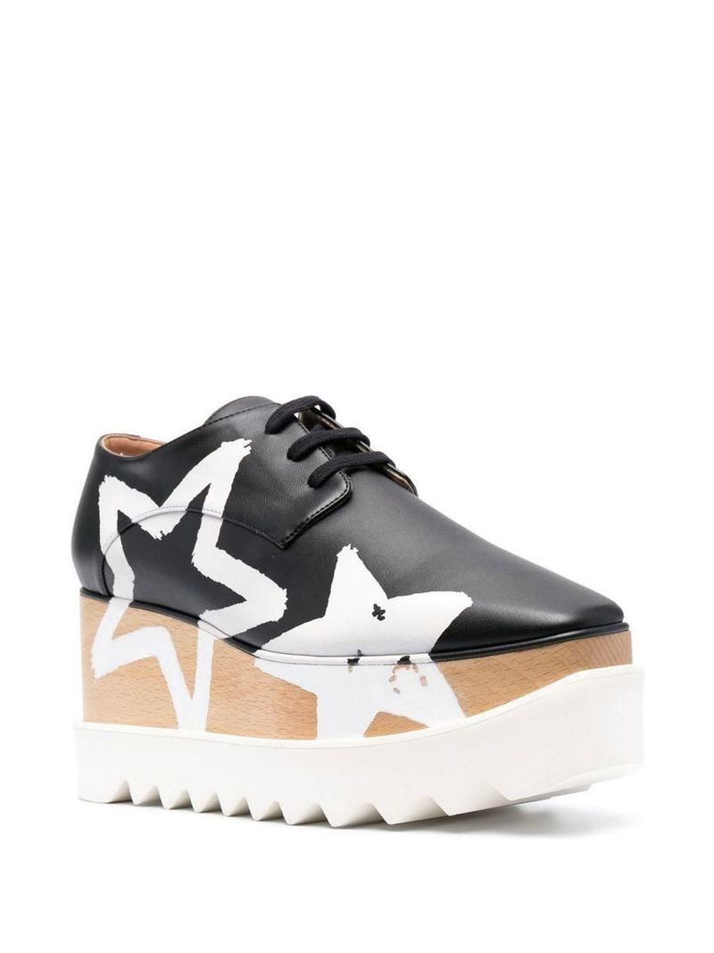STELLA MCCARTNEY Elyse star-print platform shoes | Garmentory