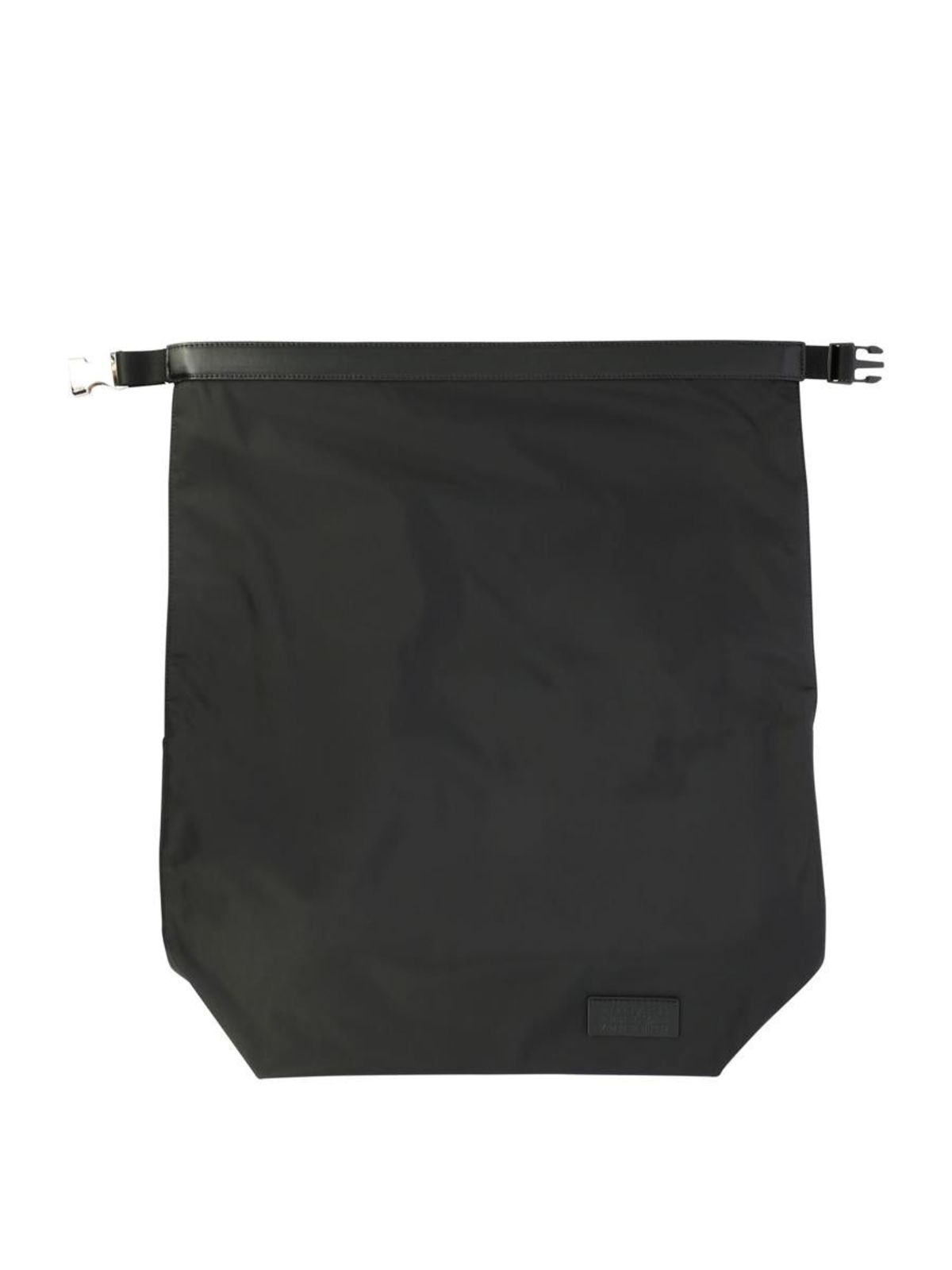 MM6 Maison Margiela Nylon backpack with logo - Black | Garmentory