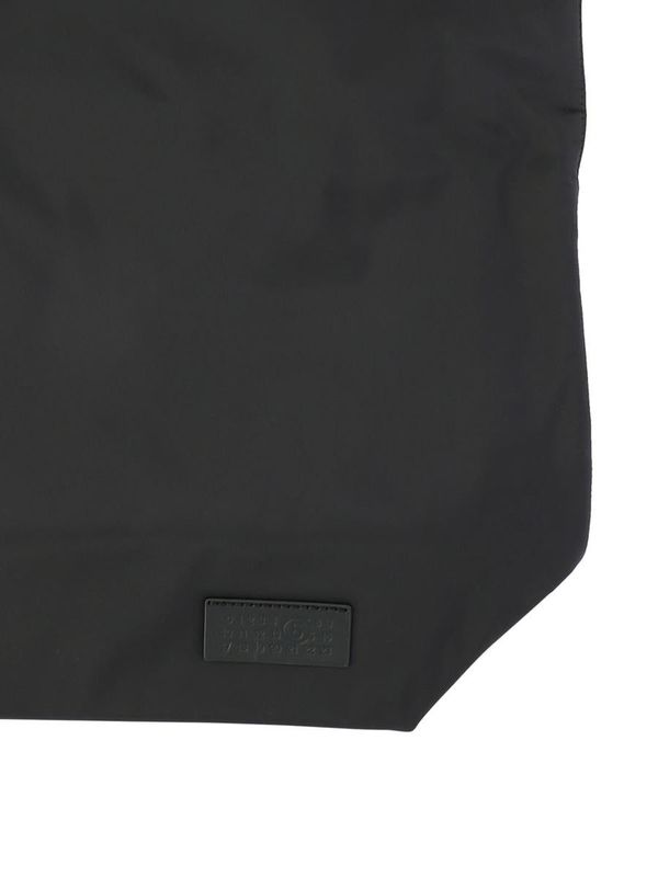 MM6 Maison Margiela Nylon backpack with logo - Black | Garmentory