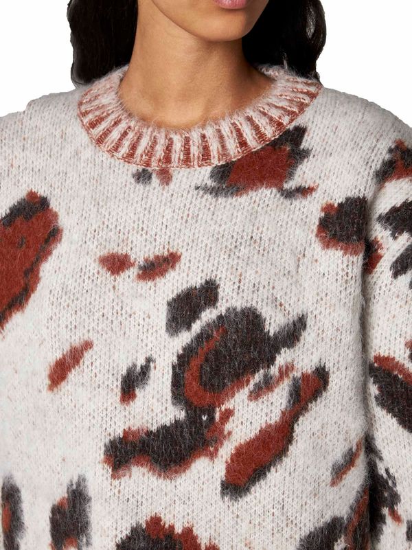 その他 Stella McCartney Stella McCartney Sweaters STELLA MCCARTNEY Oversized two-tone cable-knit alpaca-blend