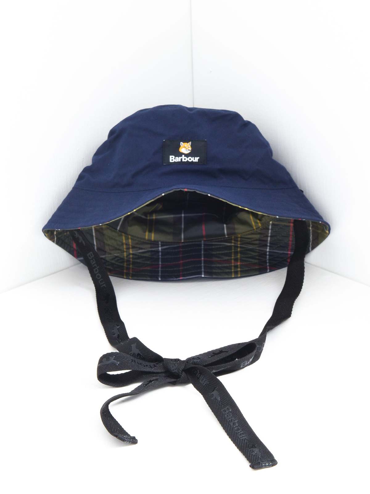 Barbour X Mk Reversible Bucket Hat Dark Navy Garmentory