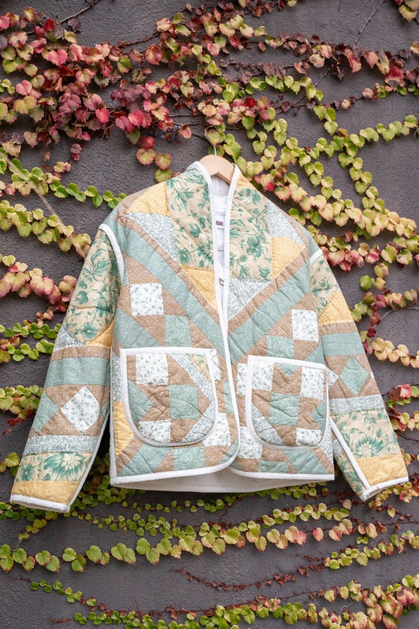 Jess Meany Cropped Coat - Warm Foliage Juniper