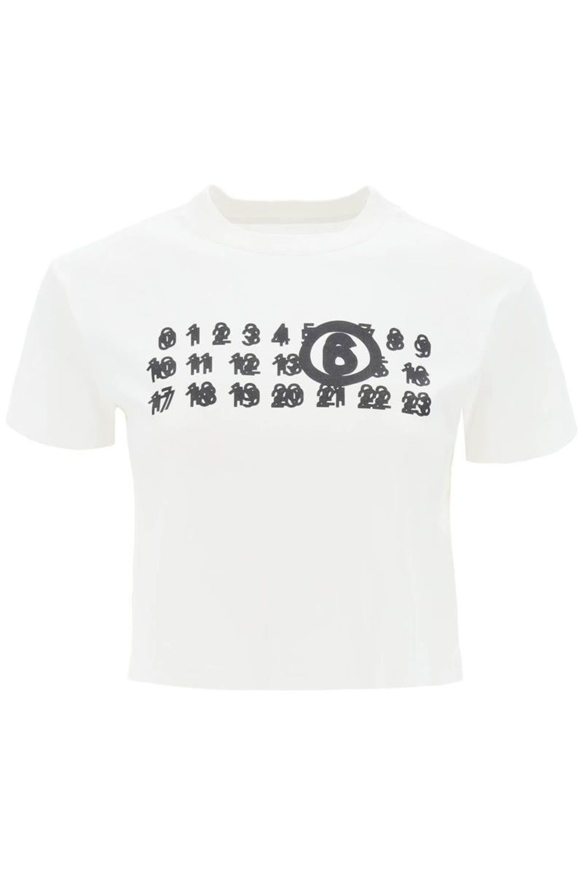 Tシャツ・カットソー MM6 MAISON MARGIELA COTTON BLEND SLEEVELESS PULLOVER Mm6-maison-margiela-numbers-