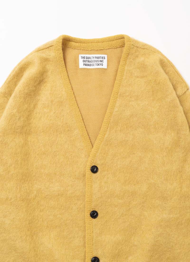 WACKO MARIA MOHAIR KNIT CARDIGAN