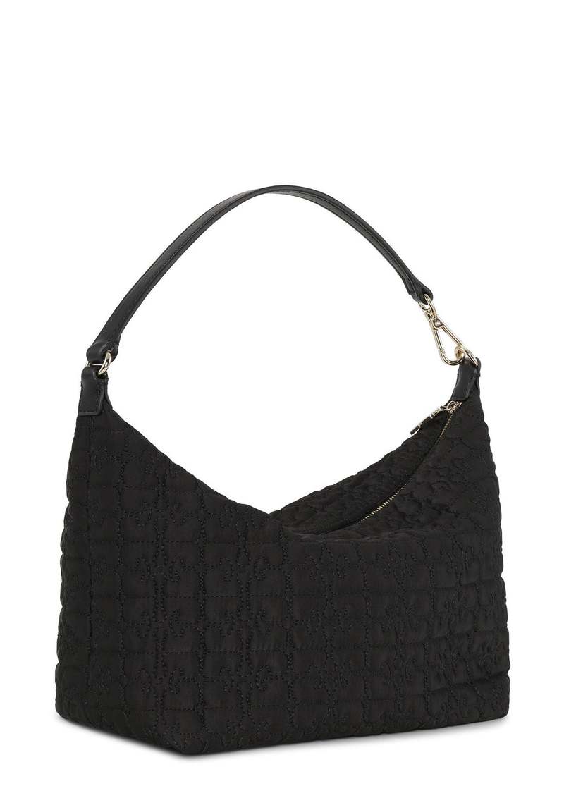 ●Ganni● Small Butterfly Satin Sparkle Tote Bag Black A6122 GANNI Black Small Butterfly Satin Sparkle Bag GANNI