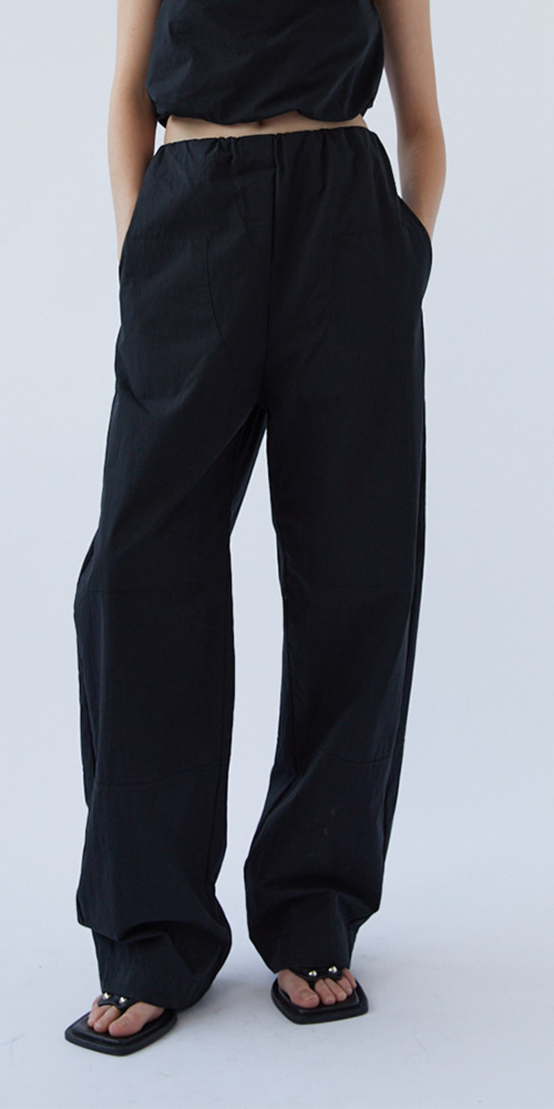 【関税込み】Paris Georgia ブラック Cocoon トラウザーズ Cocoon Trackpant | Black | Paris Georgia Official Store