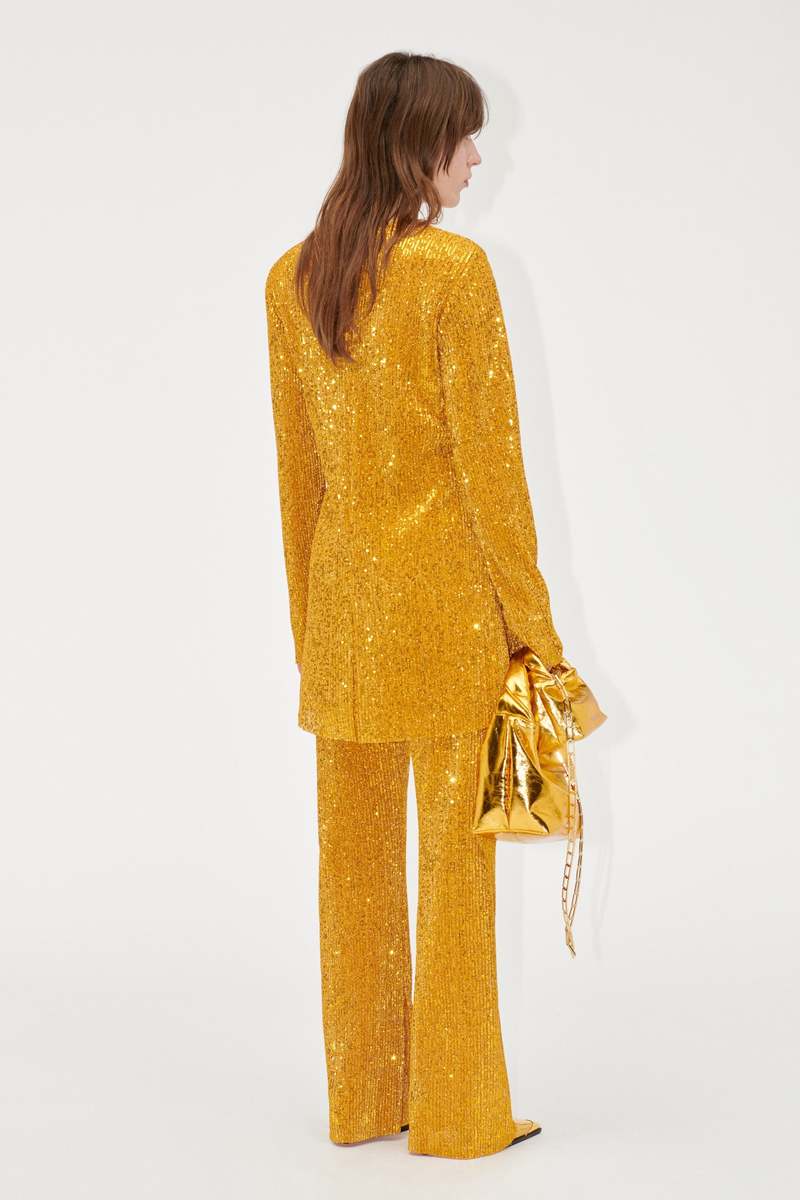 Stine Goya ODIS SEQUIN DRESS - GOLD Stine Goya ODIS SEQUIN DRESS - GOLD