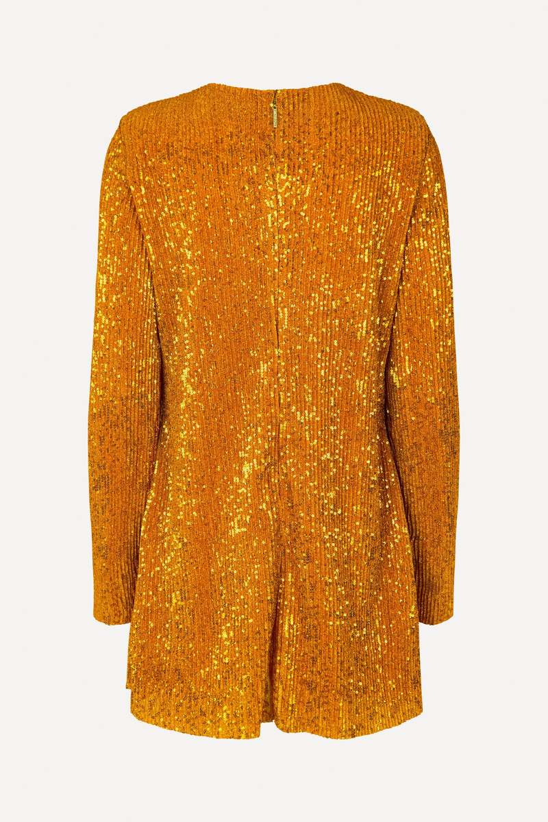 Stine Goya ODIS SEQUIN DRESS - GOLD Stine Goya ODIS SEQUIN DRESS - GOLD