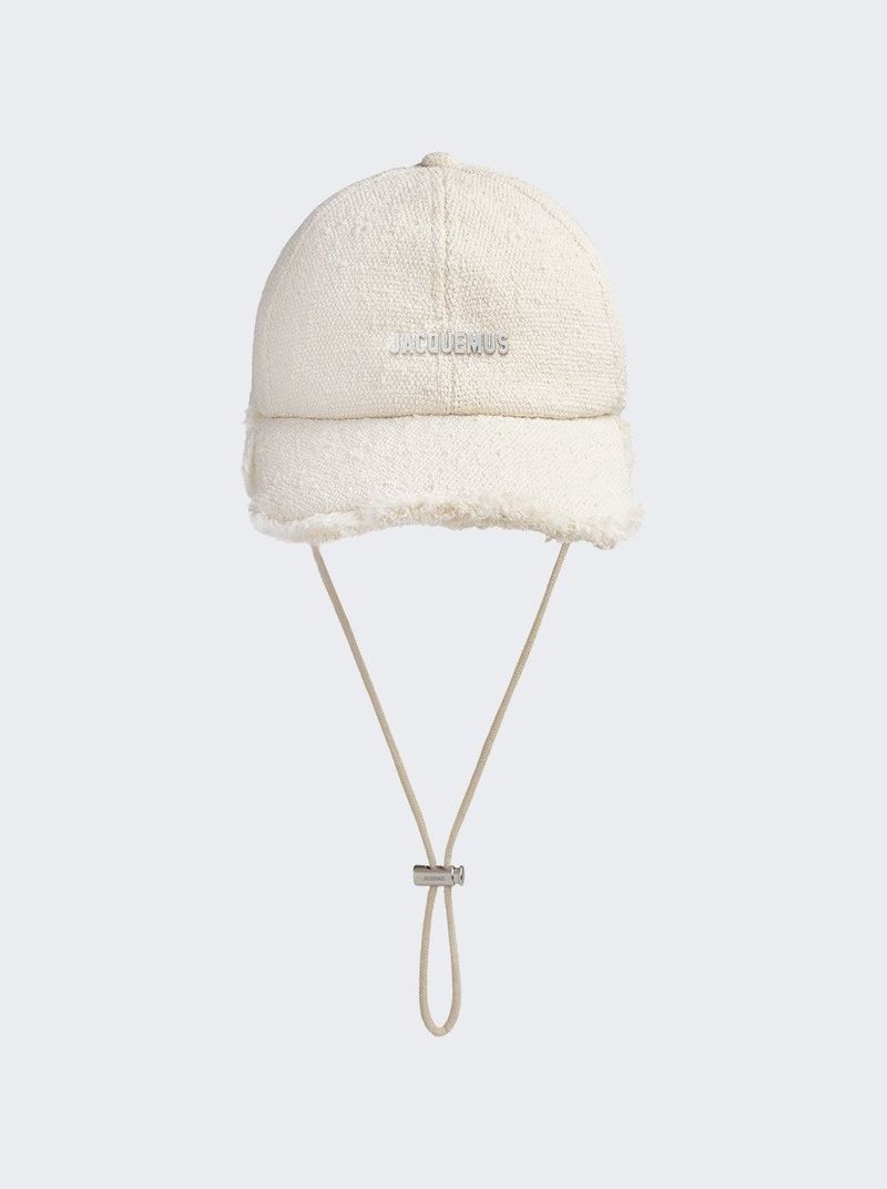 JACQUEMUS LA CASQUETTE AHAUT ホワイト58 Jacquemus La Casquette Jacquemus Baseball Cap | White | FARFETCH
