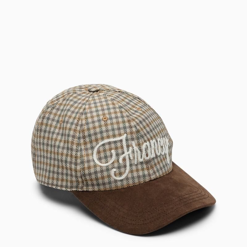 キャップ Golden Goose Deluxe Brand Hat Golden Goose Deluxe Brand Beige cap with Francy embroidery