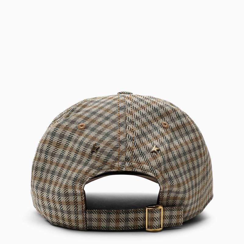 Golden Goose Deluxe Brand Beige cap with Francy embroidery