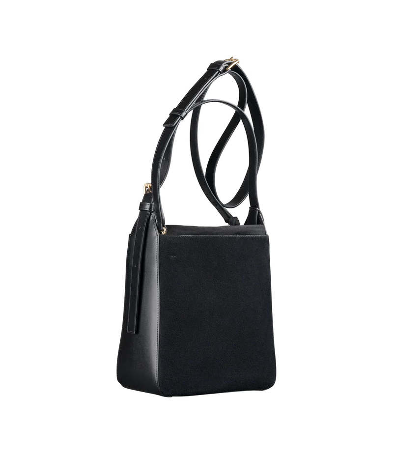 ハンドバッグ A.P.C. Black Leather Virginie Handbag Virginie Box bag | A.P.C.