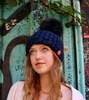 mischa lampert - navy beanie pomster + graphite xl pom - Thumbnail 1