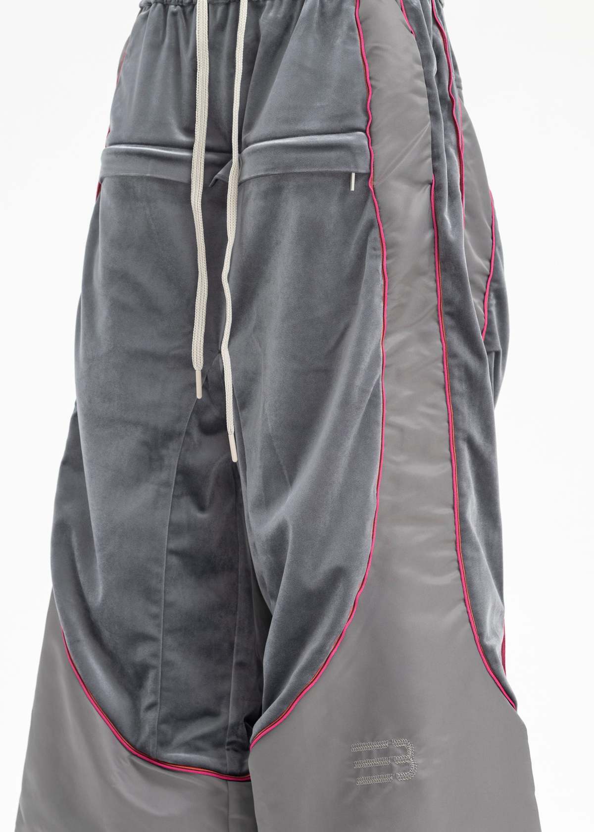 NAMESAKE ANGEL FALLS EIGHTH WIDE TRACK TROUSERS - Grey | Garmentory
