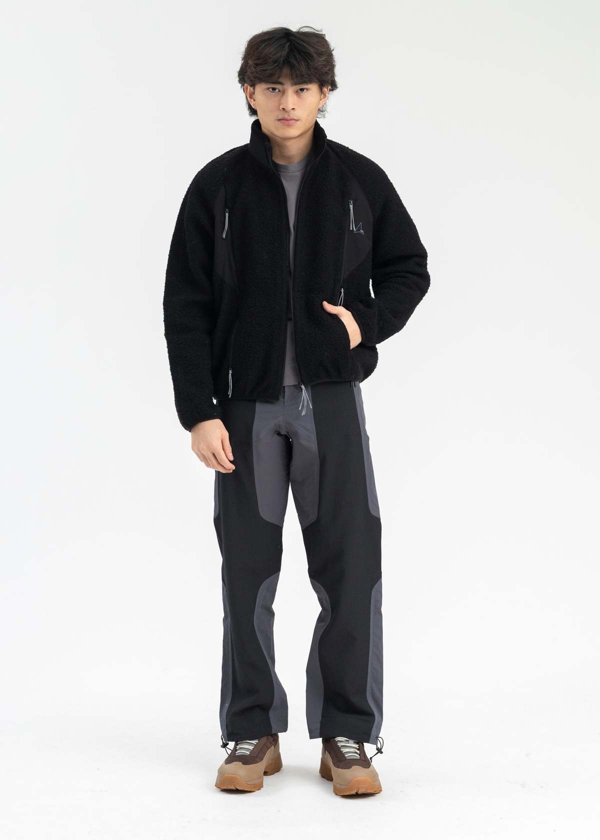 _J.L - A.L_ Notch Track Pants - Black | Garmentory