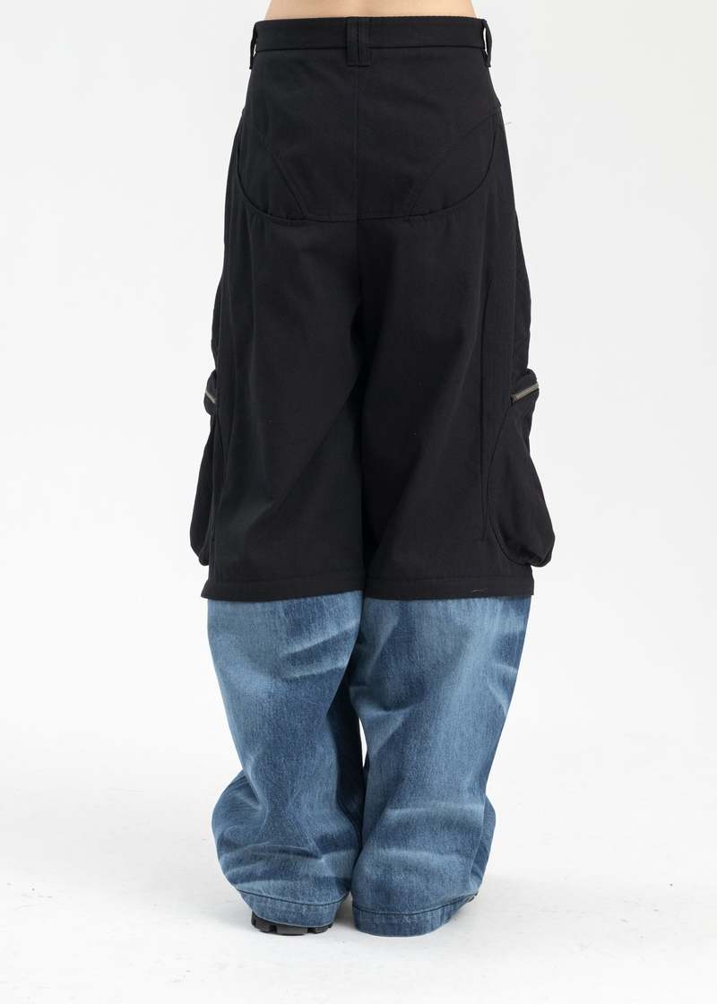 パンツ NAMESAKE FELIX DETACHABLE KNEE CARGO NAMESAKE EUPHORIC BLACK YALE BLUE FELIX DETACHABLE KNEE