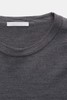 04651/ Merino Oyster Crewneck - Charcoal - Thumbnail 3