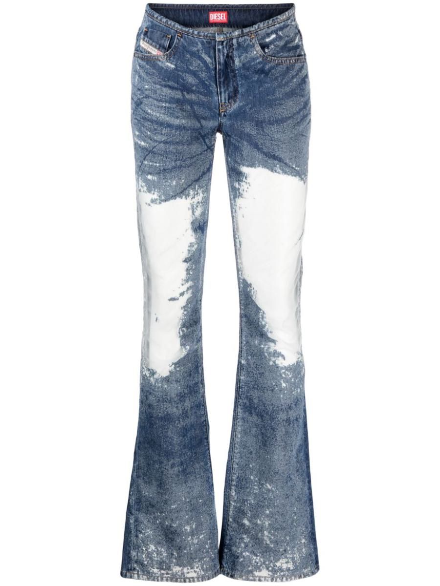 DIESEL D SHARK BOOTCUT AND FLARE JEANS - BLUE | Garmentory