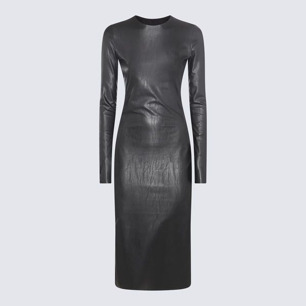 black feather dress long sleeve BRING THE DRAMA ONE SLEEVE FEATHER DRESS – AKIRA
