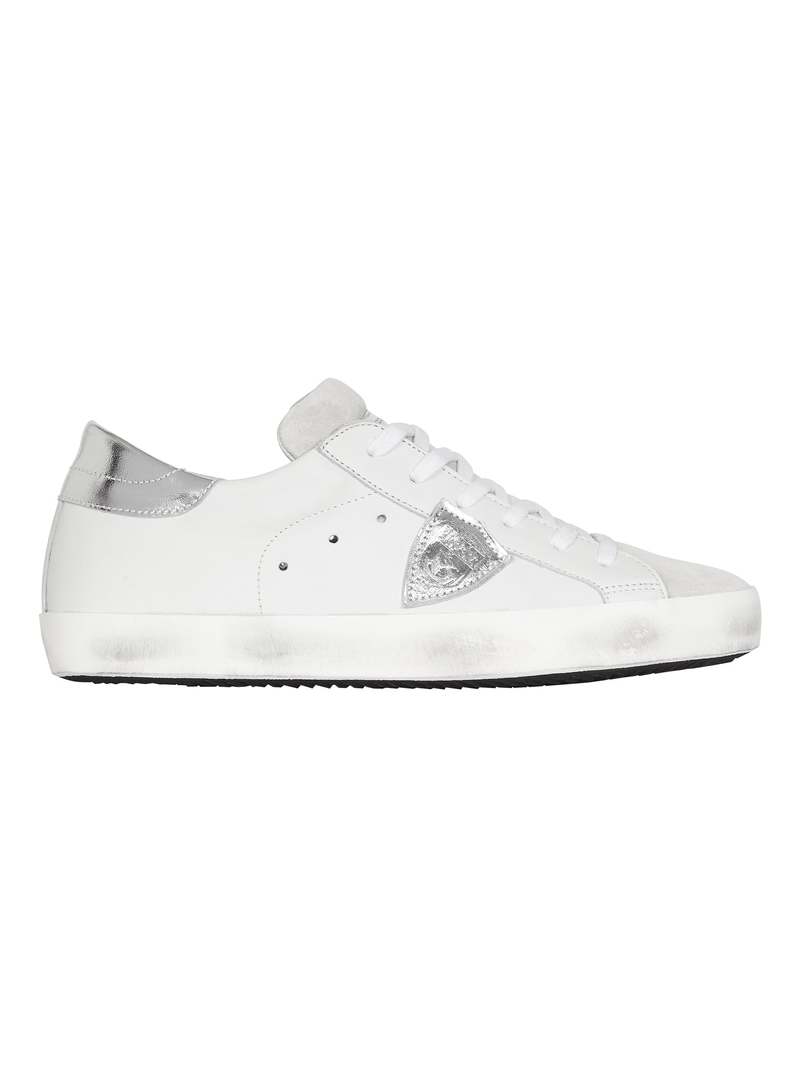 スニーカー Philippe Model Paris Sneakers Grey Sneaker Silver/grey Philippe Model Paris - Le Follie Shop