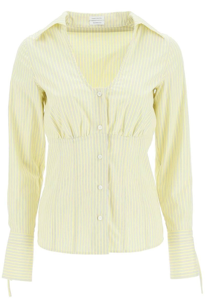 SAKS POTTS 売れ筋商品|||サックス・ポッツ Tシャツ トップス レディース Tops Beige Saks Potts – Simonett