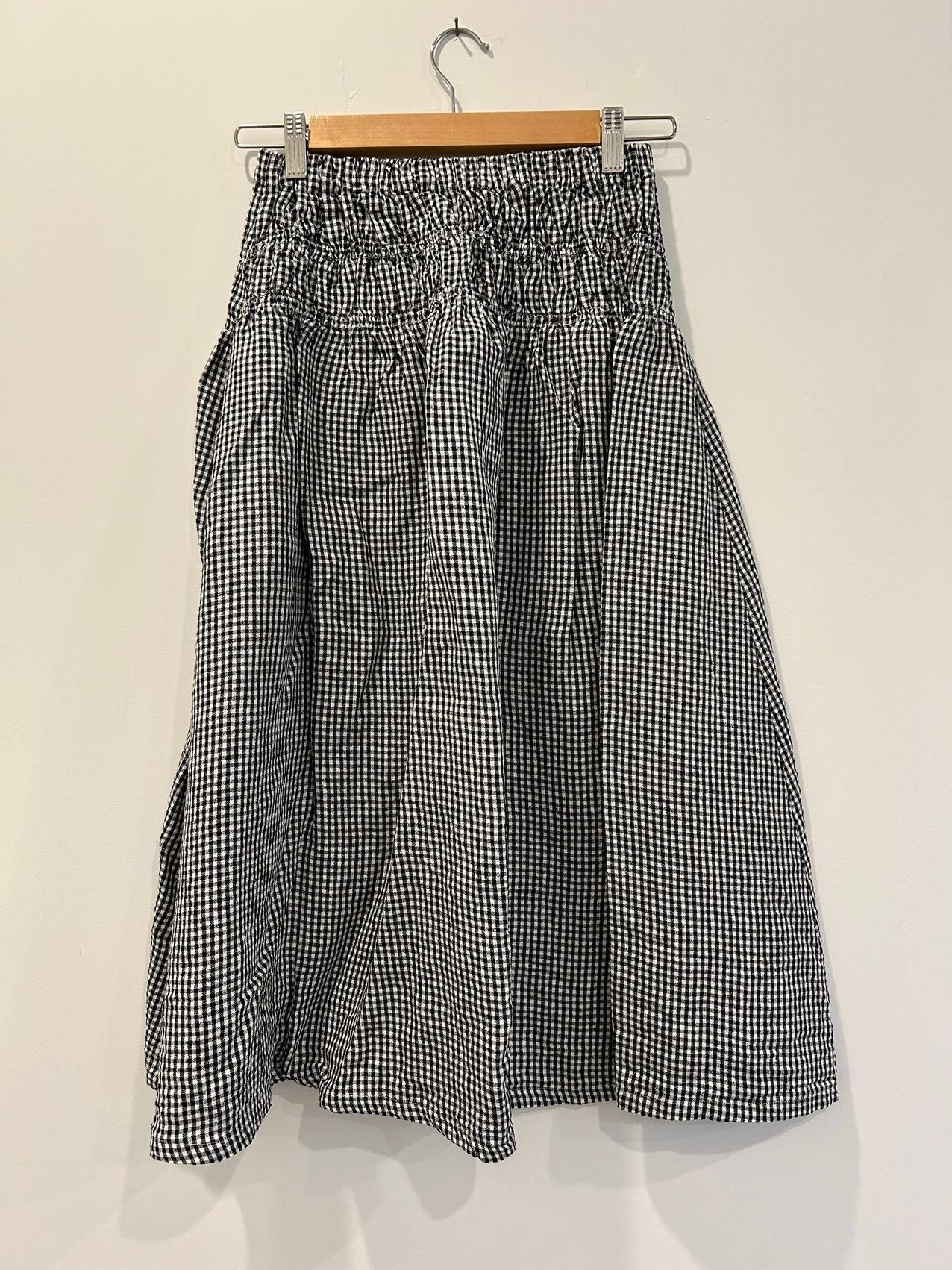 hej hej All For One Skirt - Black Gingham | Garmentory