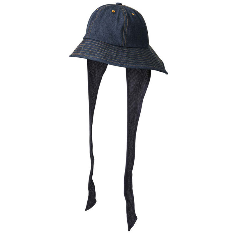 【新品】Sasquatchfabrix.DENIM EARMUFF HAT Sasquatchfabrix. Denim Earmuff Hat - Indigo Navy | Garmentory