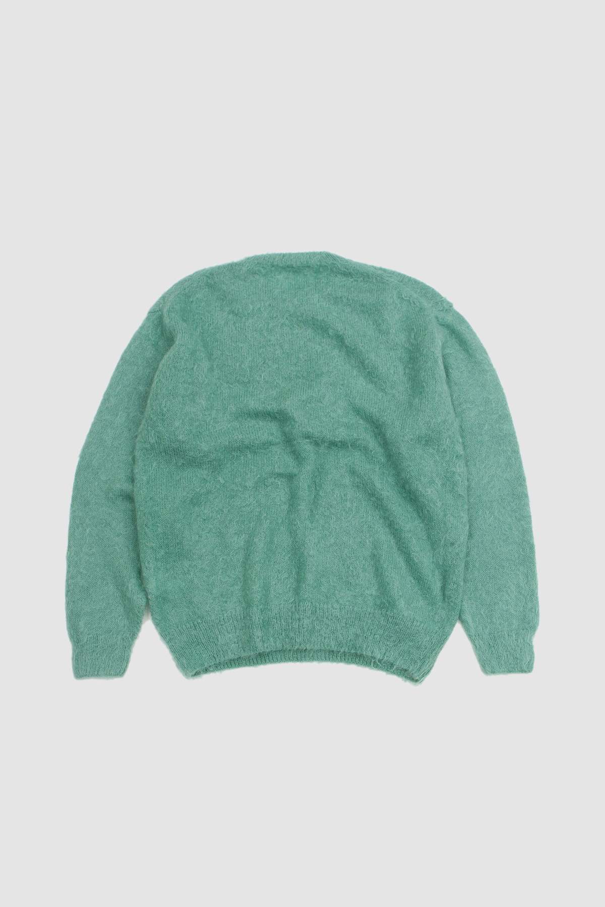 Auralee Brushed Super Kid Mohair Knit - Jade Green | Garmentory