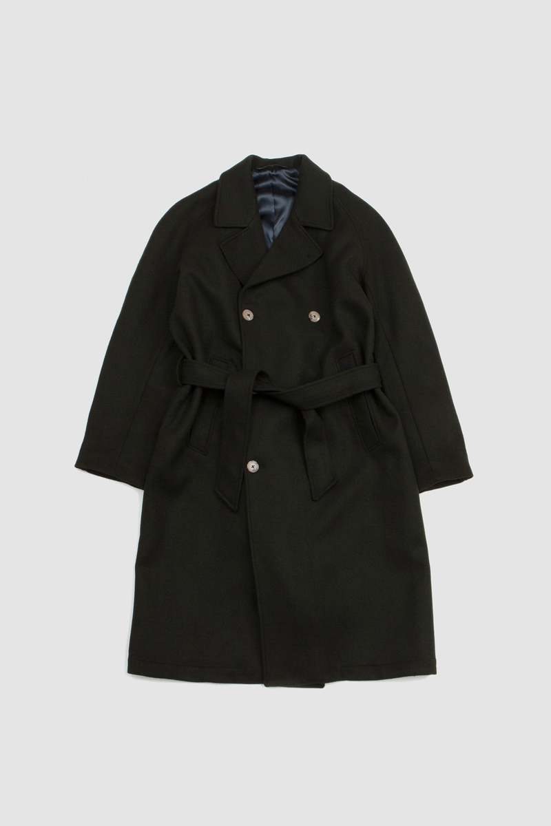 DE BONNE FACTURE コート De Bonne Facture Grandad Coat - Forest Green | Garmentory