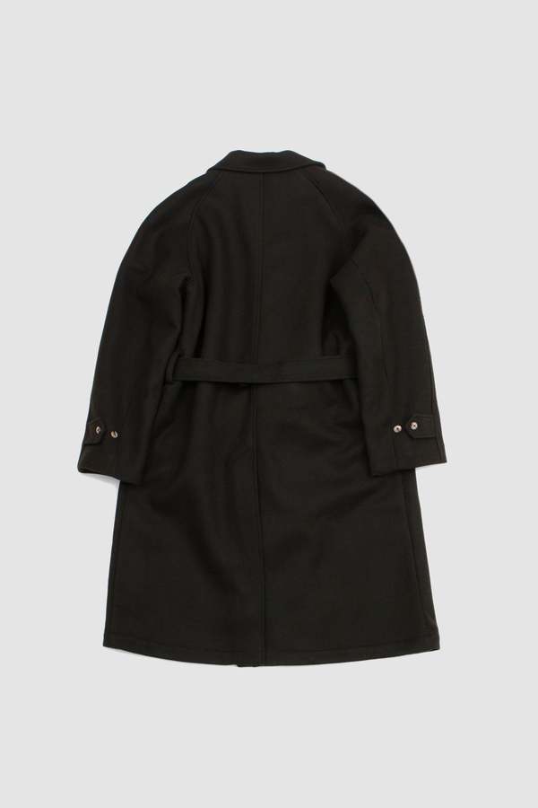De Bonne Facture Grandad Coat - Forest Green | Garmentory