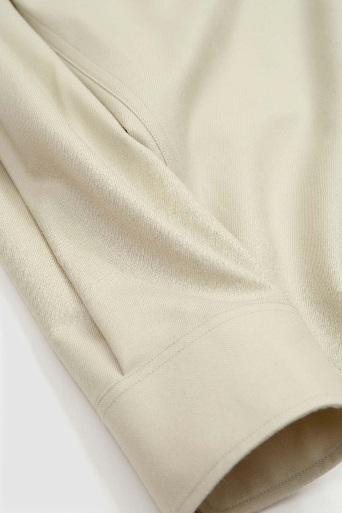 Auralee Super Light Wool Shirt - Light Khaki | Garmentory