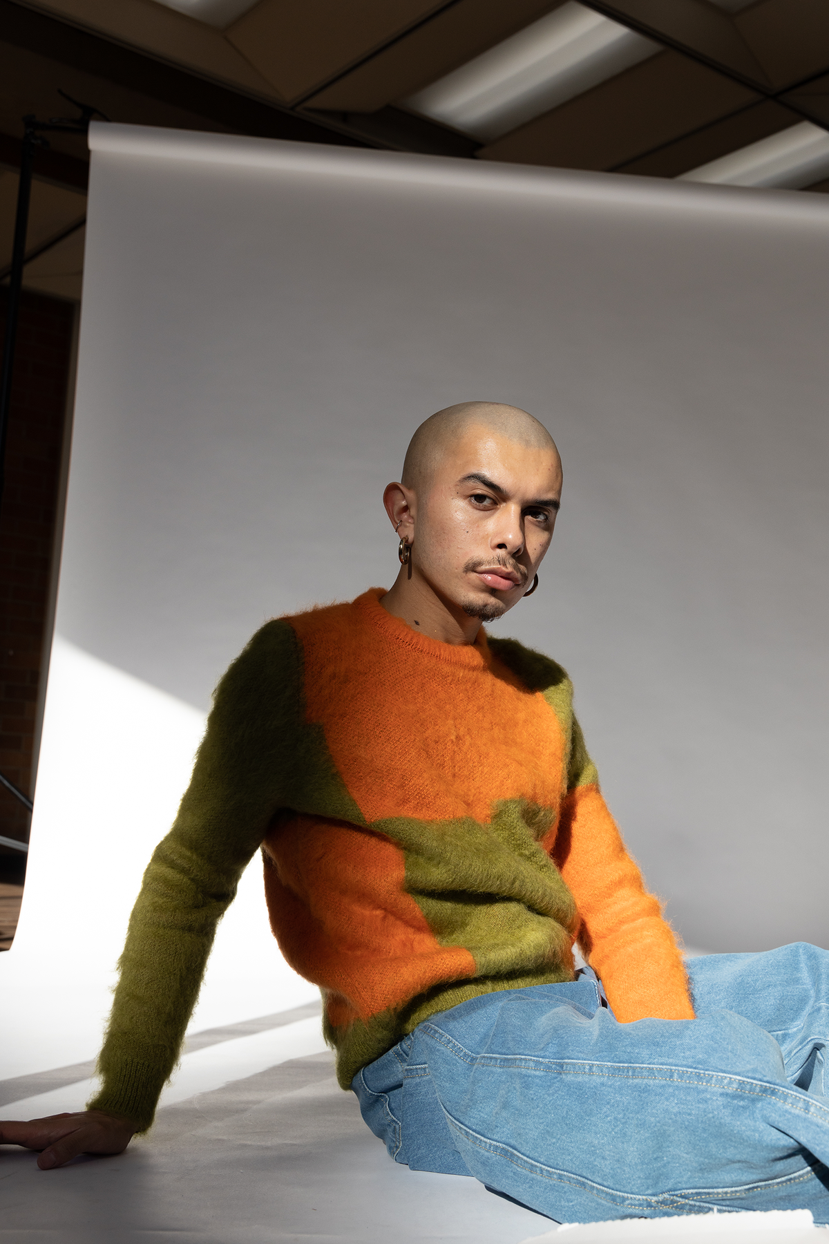 Mundaka Cuadra Sweater - Green/Orange - Image 1 of 9