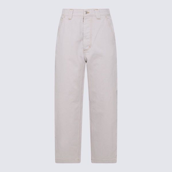 Maison Margiela RUST COTTON BLEND PANTS - Rust | Garmentory