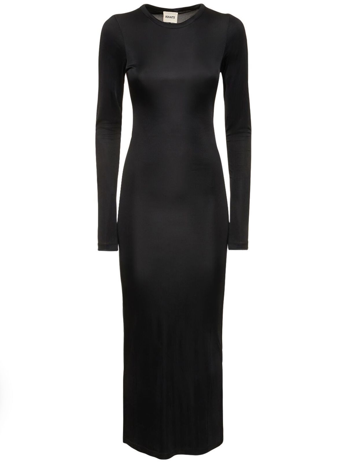 khaite Bayra Viscose Long Dress - Black | Garmentory