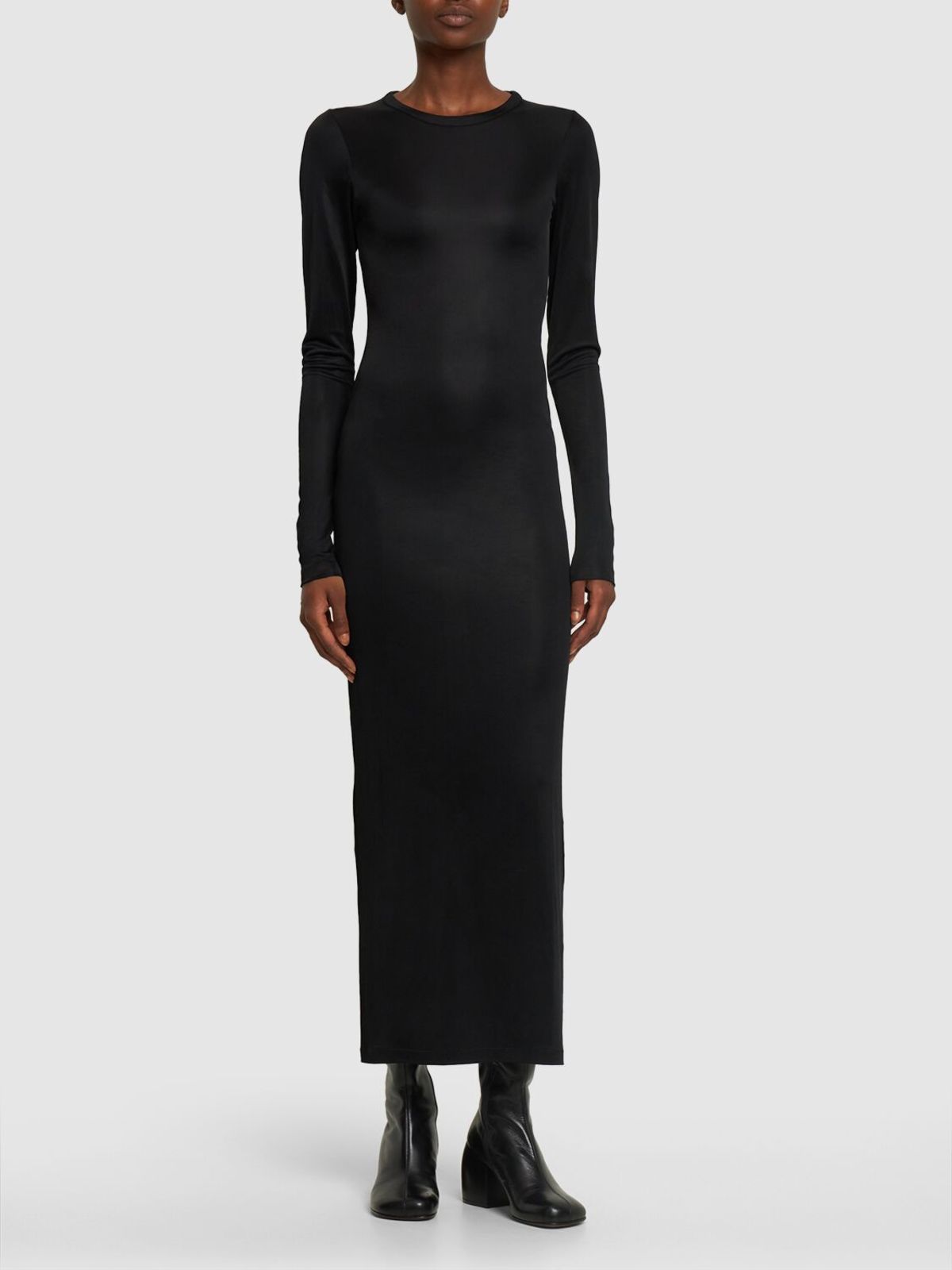 chinese dress ladies Khaite Sigrid Dress in Black - Black Designer Dress