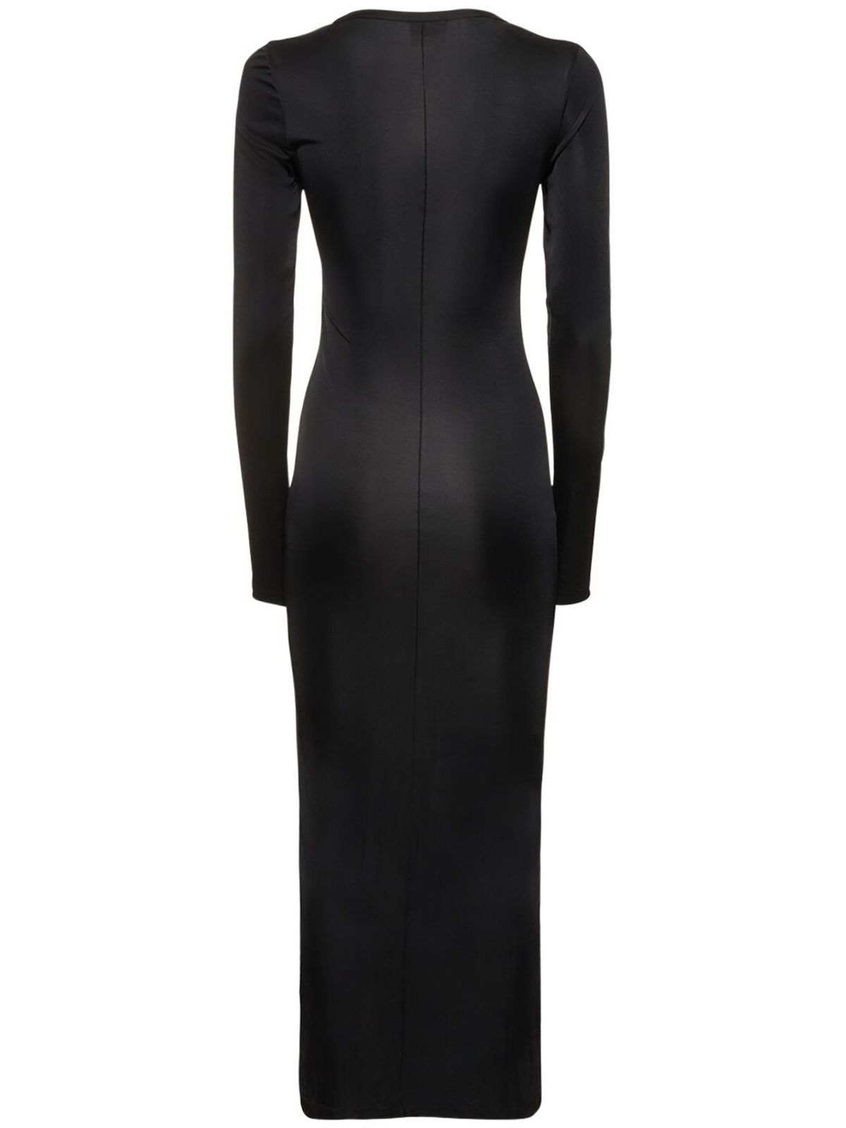 khaite Bayra Viscose Long Dress - Black | Garmentory