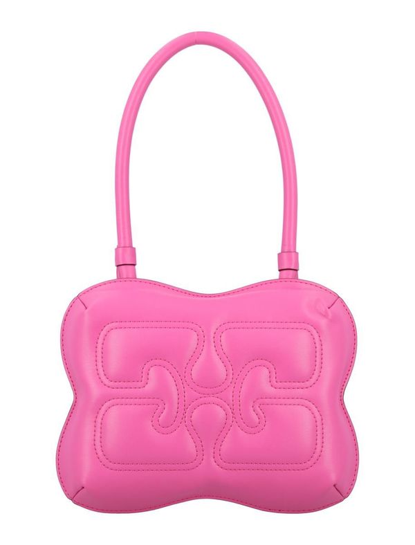 Ganni Butterfly top handle bag - Pink | Garmentory