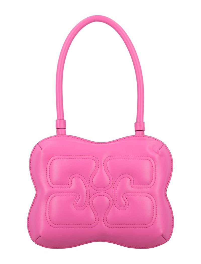 Ganni Butterfly top handle bag - Pink | Garmentory