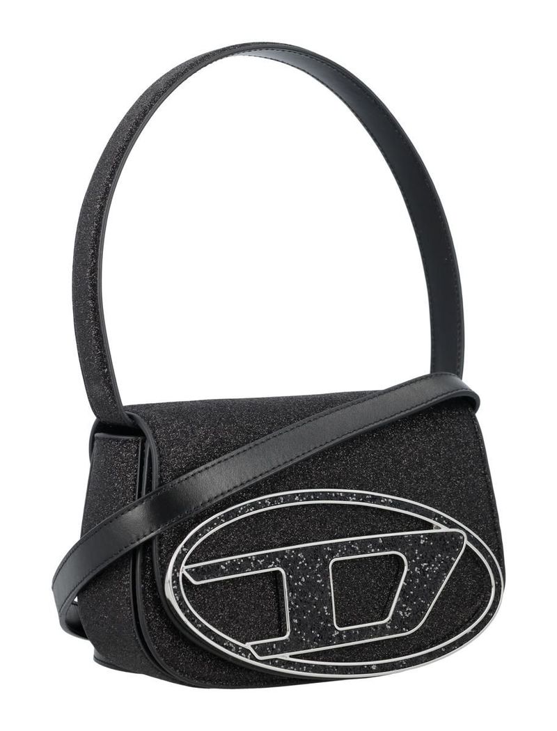 DIESEL 1DR glitter shoulder bag - Black | Garmentory