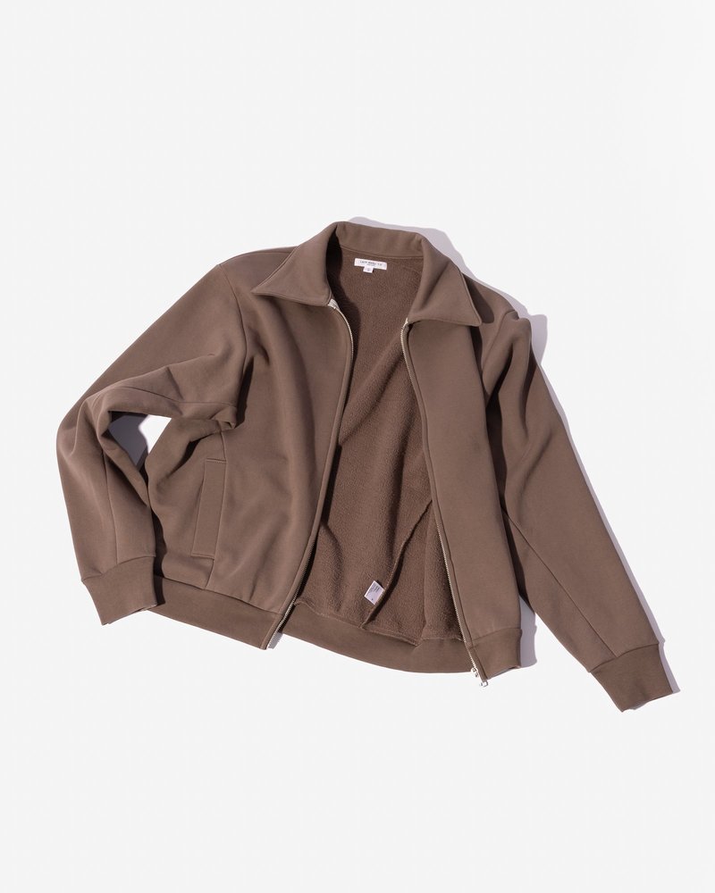 Lady White Co. Zip Sweat Jacket - Deep Cement