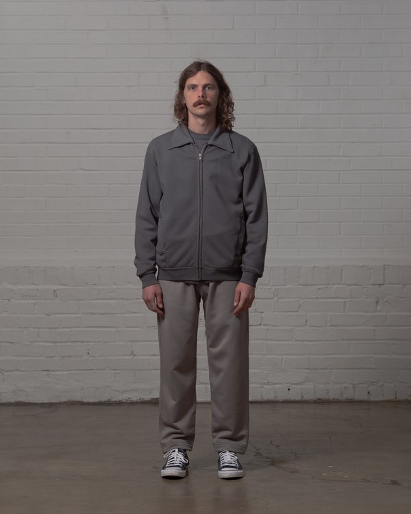 Lady White Co. Zip Sweat Jacket - Deep Cement