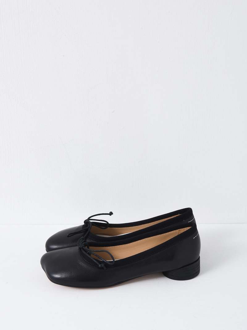 MM6 Maison Margiela BALLET SHOE - Black | Garmentory
