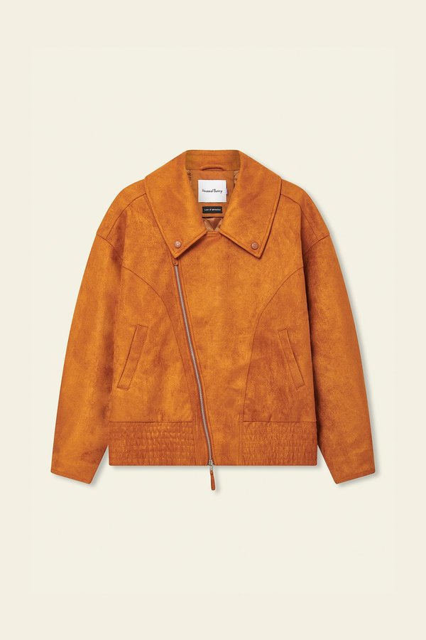 ジャケット House of Sunny Women's Hybrid Jacket Tobacco Orange VOL2226 House of Sunny The Hybrid Jacket - Tobacco | Garmentory