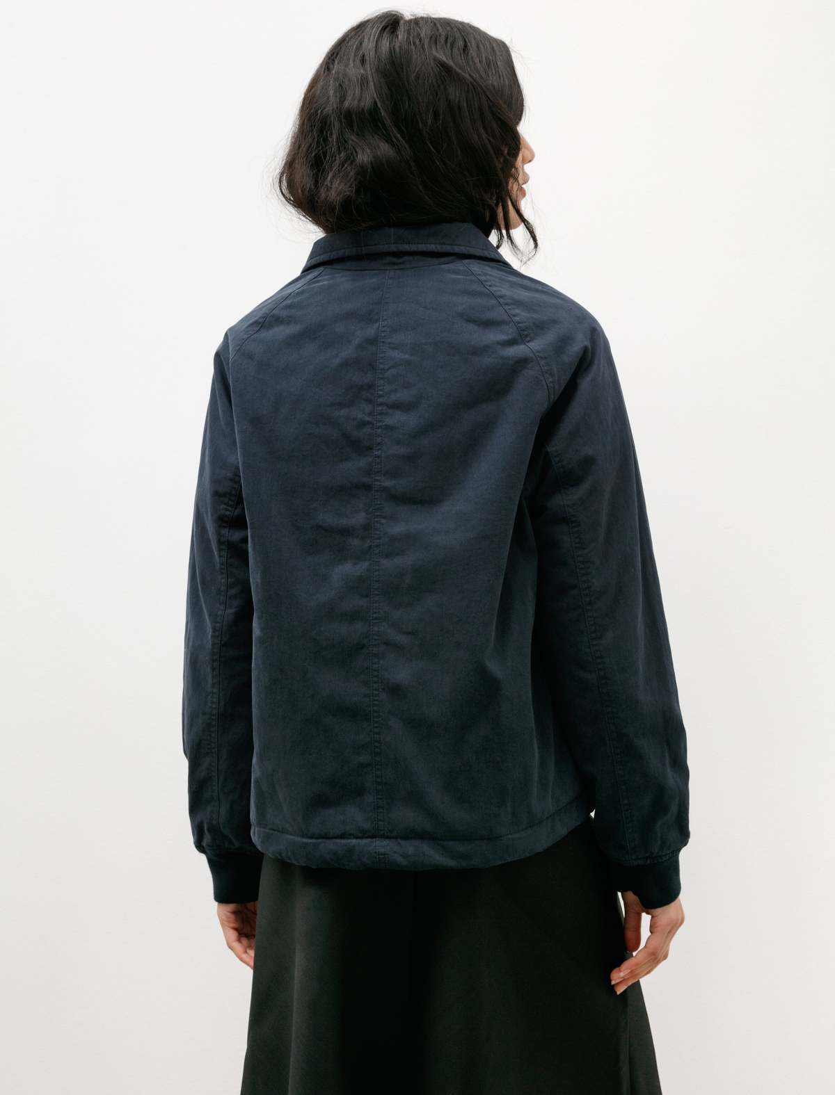 Margaret Howell Padded Worker Jacket Coated Cotton Nylon