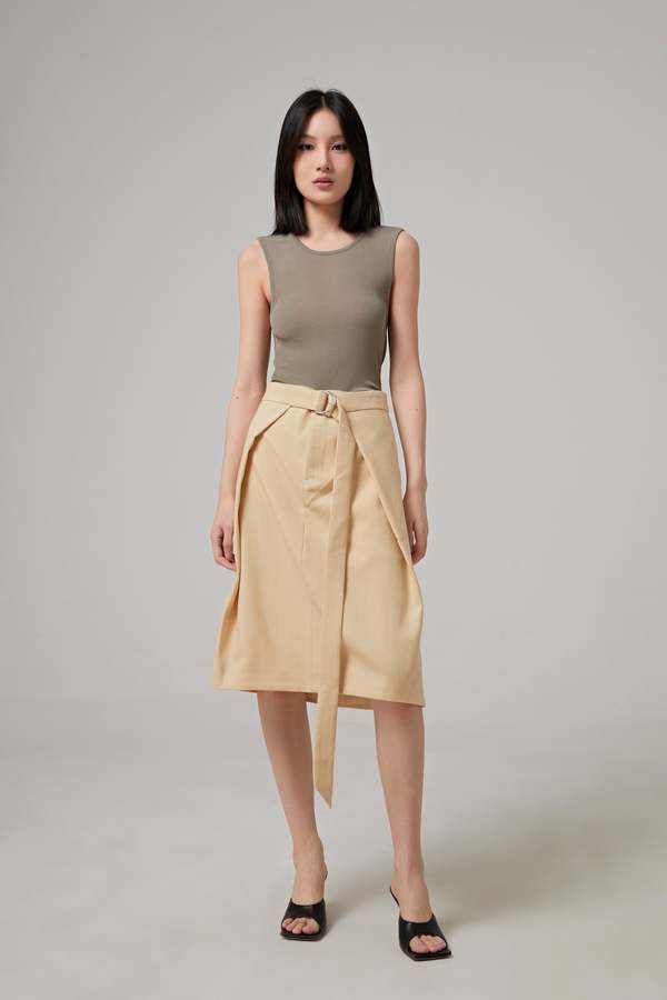 AMI A-Line Skirt