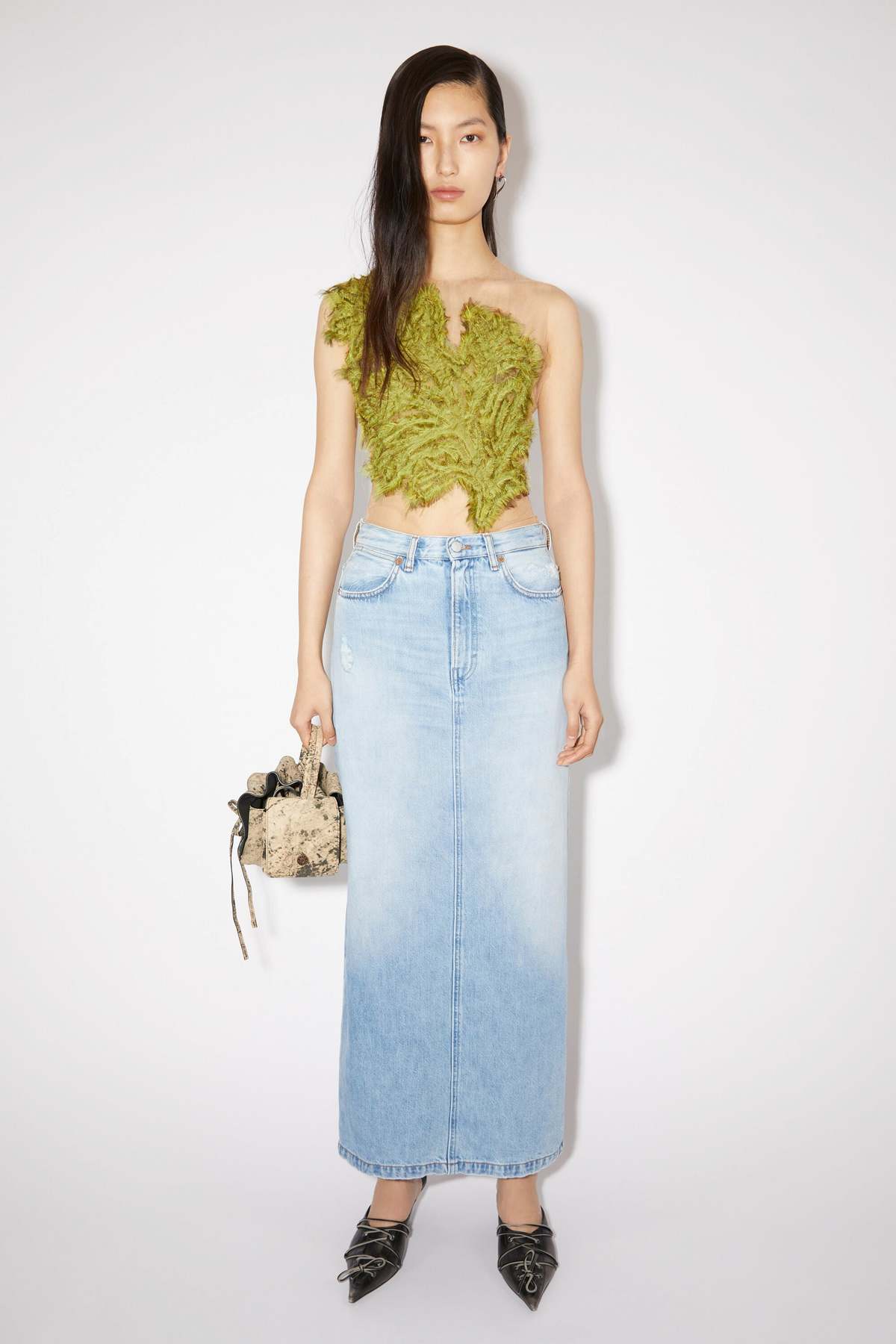 VIP【送料関税込】ACNE STUDIOS cerulean blue denim skirt Acne Studios Skirt - Light Blue | Garmentory