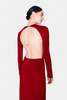 GALVAN LONDON Globe Chain Vega Dress - Rouge Piaf - Thumbnail 12